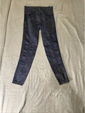 Champion Authentic Athleticwear Leggings size Large Blue 7/8 Tight (2057)
